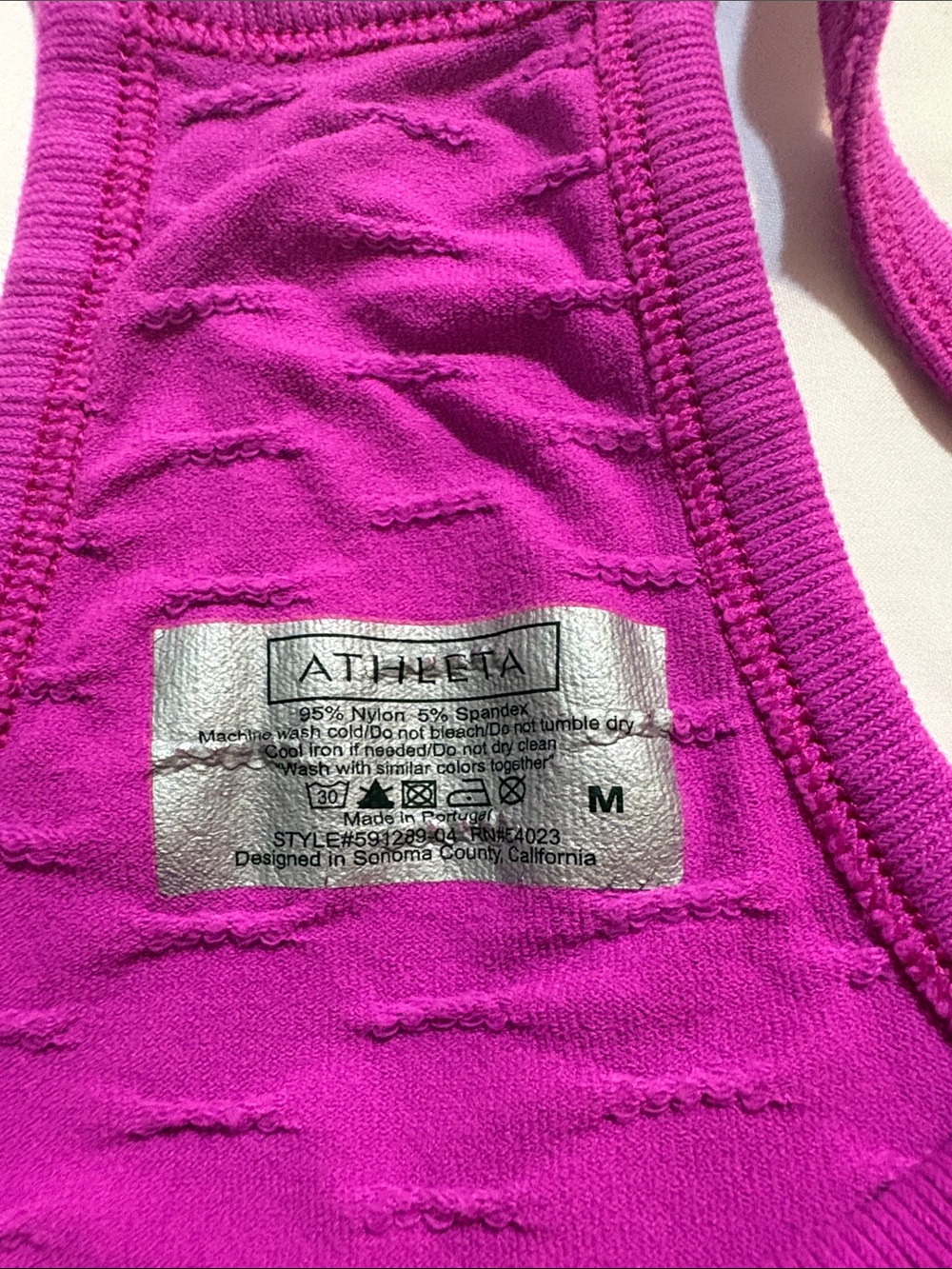 Athleta Razor Back tank size medium - Picture 3 of 3